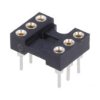 DIL06P Podstawka precyzyjna - raster 2.54 mm dip6