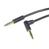 kabel Jack 3.5 wtyk - 3.5 wtyk kątowy stereo 1m SLIM VITALCO JKJ52