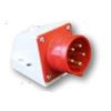 Wtyczka odbiornikowa 16A/5P 400V IP44 PCE 515-6