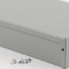 Aluminum enclosure, (L x W x H) 254 x 152 x 51 mm, gray (RAL 7046), IP32, 1411TT