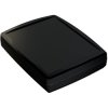 ABS handheld enclosure, (L x W x H) 184.4 x 144.15 x 38.35 mm, black (RAL 9005), IP67, BYB-3-90H0038
