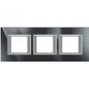 AXOLUTE Ramka 3 potrójna prostokątna pozioma 3X2 moduły AXOLUTE antracyt HA4802M3HHS LEGRAND