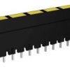 Dioda LED rzędowa 8 x żółty (D x S x W) 40.8 x 3.7 x 9 mm Signal Construct ZALS 081 ZALS 081