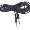 Kabel jack - jack 2m (6,3mm mono)