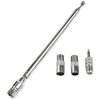 Antena teleskopowa 75cm Zestaw z 3 adapterami radiowa FM JACK