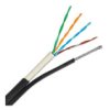 Kabel Zewnętrzny Żelowany Z Linką Nośną Utpzn Kat.5E U/Utp 4X2x0,5 Satec 305M