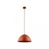 Lampa wisząca FARO w kolorze ceglanym, klosz w kształcie kopuły na E27 10259 TK Lighting