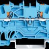 2201-1404 4-conductor through terminal block , 1.5 mm², blue