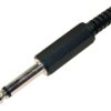 Wtyk Jack 6,3mm mono, plastikowy