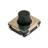 Klosz do przycisku dotykowego Panasonic SPST Czarny 20 mA Płytka przyciskowa 1.8 mm 2.5 mm Powierzchnia