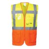 Waistcoat Contrast Yellow-Orange 2XL