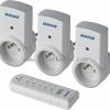 Gniazdo - 3 szt.+ pilot IP20 2P+Z białe Orno 1244