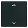 Q.1/Q.3 Klawisz z nadrukiem symbolu /strzałki/ antracyt aksamit 16206076