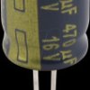 EEUFC1C471 Electrolytic capacitor, radial, 470 µF, 16 V, 105°C, low ESR, AE