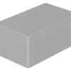 Obudowa ABS szerokość zew. 120 mm długość zew. 200 mm wys. zew. 90 mm Bopla IP66 Jasnoszary