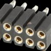 153PF-010-2-50-00 Precision female connector, straight, RM 2.54, H: 7.0mm, 2x5-pol