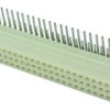Female connector, type R, 96 pole, a-b-c, pitch 2.54 mm, solder pin, angled, 09734966801