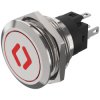 EAO 82-6151.1A14.B006 22mm Illum PB Symbol-Door Open Solder Mom. Red 24VDC LED
