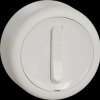 WDE015831 Cross switch, surface mounted, complete, white, round, Renova