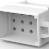 Socket housing, 12 pole, pitch 5.13 mm, straight, natural, 1-480278-0