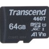 Karta Micro SD MicroSD, 64 GB Tak 3D, Transcend USD460T -25 → +85 °C, -40 → +85 °C