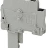 Plug, spring balancer connection, 0.08-4.0 mm², 1 pole, 24 A, 6 kV, gray, 3043226