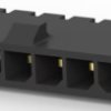 Pin header, 7 pole, pitch 3 mm, straight, black, 2-1445093-7