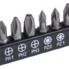 Zestaw Końcówek, Materiał Stal Chromowo-Molibdenowo-Wanadowa, Ph0 Do Ph3, Pz0...