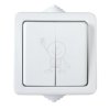 TEKNO IP54 biały łącznik świe.Kanlux 05-1010-102 b