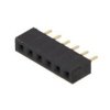 PS200-06S Gniazdo PS do druku 1x6 pin (do listew PH 2.00), jednorzędowe