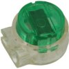 Złączka; instalacyjna; UG; 2 tory; 6mm; na przewód; proste; zaciskany; 0,4÷0,9mm2; przezroczysty; zielony