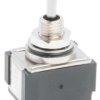 Przełącznik Wł.-wył.-wł. średnica wycięcia 6.1mm 3PDT KNITTER-SWITCH Montaż panelowy długość przełącznika 10.5mm