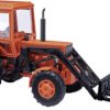Busch 51308 H0 Model pojazdu rolniczego Belarus MTS82, ładowarka czołowa i widły