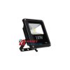 Halogen LED 10W BLACK CW płaski biały zimny reflektor/naświetlacz