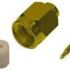 SMA plug 50 Ω, RG-402, solder connection, straight, 1-1478903-0