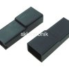 Osłona konektora 6,3mm czarna za 10szt
