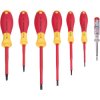 Wiha 23710 SoftFinish VDE Screwdriver Set Slotted/Phillips - 7pc