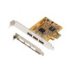 Karta Exsys Ex-11053 Usb 2.0 Pcie Z 3 Portami