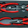 Zestaw precyzyjnych szczypiec do pierścieni osadczych we wkładce piankowej KNIPEX 00 20 01 V02