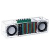 Zestaw głośnika Bluetooth DIY WK-56-90 LED Spektrum Muzyczne 3W Dual Channel Wzmacniacz MH-M18 Obudowa akrylowa DC5V Ćwiczenia l