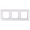 Simon 54 Premium Ramka potrójna biała do karton‑gips DRK3/11