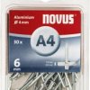 Novus Office 105082106 Nit ślepy (Ø x D) 4 mm x 6 mm 30 szt.