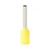 Końcówka tulejkowa izolowana HI 1,0/10-zo żółta (100 szt.) Al/Cu