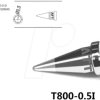 T800-0.5I Soldering tip, 0.5 mm, pencil point, straight