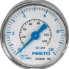 Festo Manometr Gwintowany 10 bar 0 bar 50 mm G 1/4