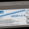 A506/1,2 S Lead-acid rechargeable battery, 6 volt, 1.2 Ah, 97.3x25.5x51.0 m