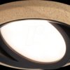 92237 Lanati recessed light, 3x 6 W, 3x 470 lm, 2700 K, round, wood/bl