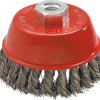 Szczotka druciana doczołowa 80 mm x M14 INOX 57H582