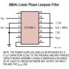 Linear Phase, 8th Order Lowpass Filter