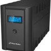 UPS POWERWALKER LINE-INTERACTIVE 2200VA/1200W, 6xIEC wy, RJ11/RJ45 we/wy, USB, LCD VI2200LCD-IEC